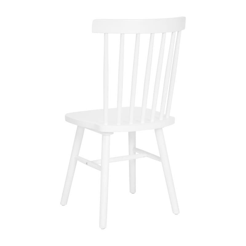 Time-Honored White Spindle Back Restaurant Side Chair