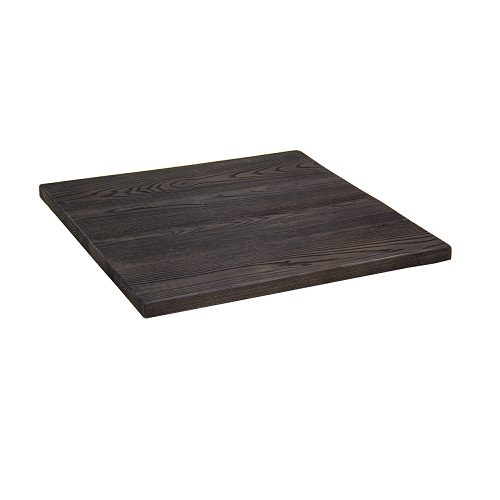 Tortilla Brown Wood Resin Restaurant Table Tops In-Outdoor