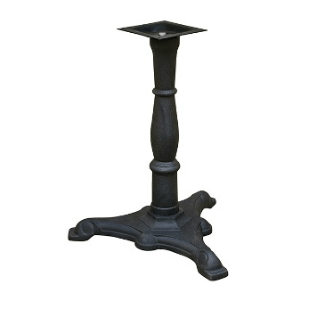 Black Monica Antique Table Base 3 Prong