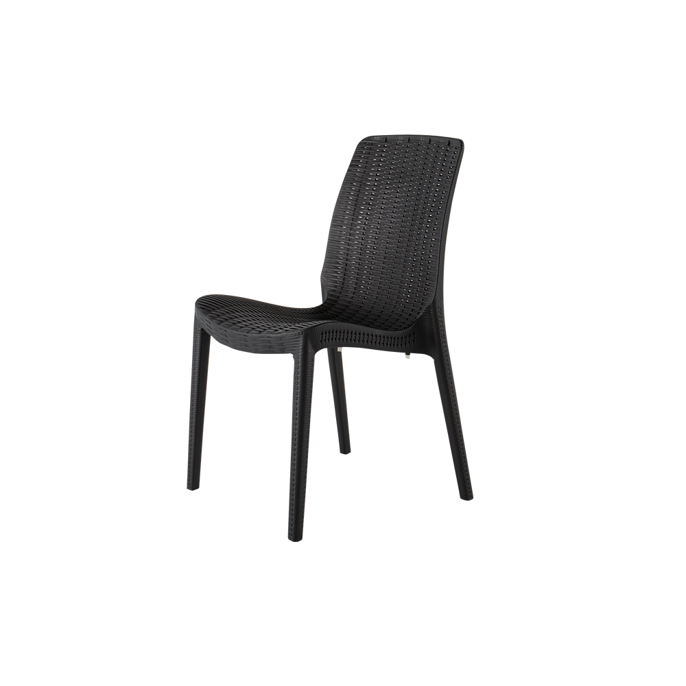 Summer Solace Polypropylene Restaurant Patio Side Chair