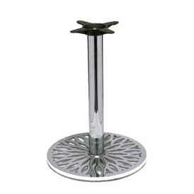 Chrome Leaf Table Base 20