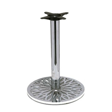 Chrome Leaf Table Base 30