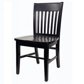Classic Schoolhouse Solid Beech Wood Restaurant Side Chair