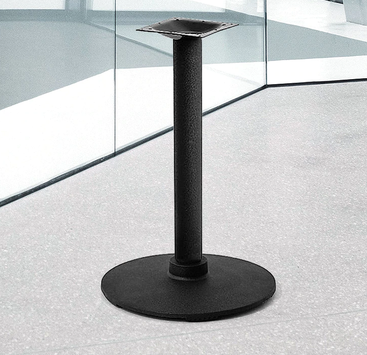 Industrial Black Flange Table Base 17