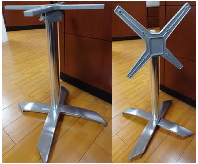 Aluminum Folding Space Saver Table Base 29