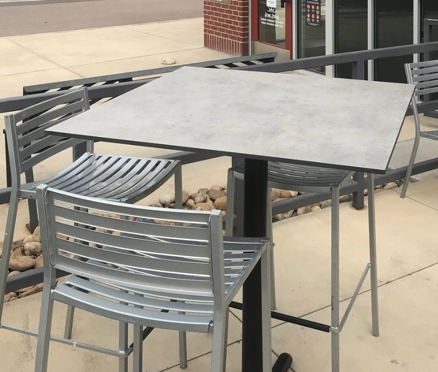 Corelite Composite Outdoor Restaurant Patio Table Tops