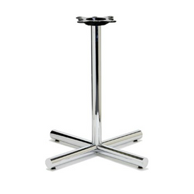 Chrome Retro Tube Table Base 36