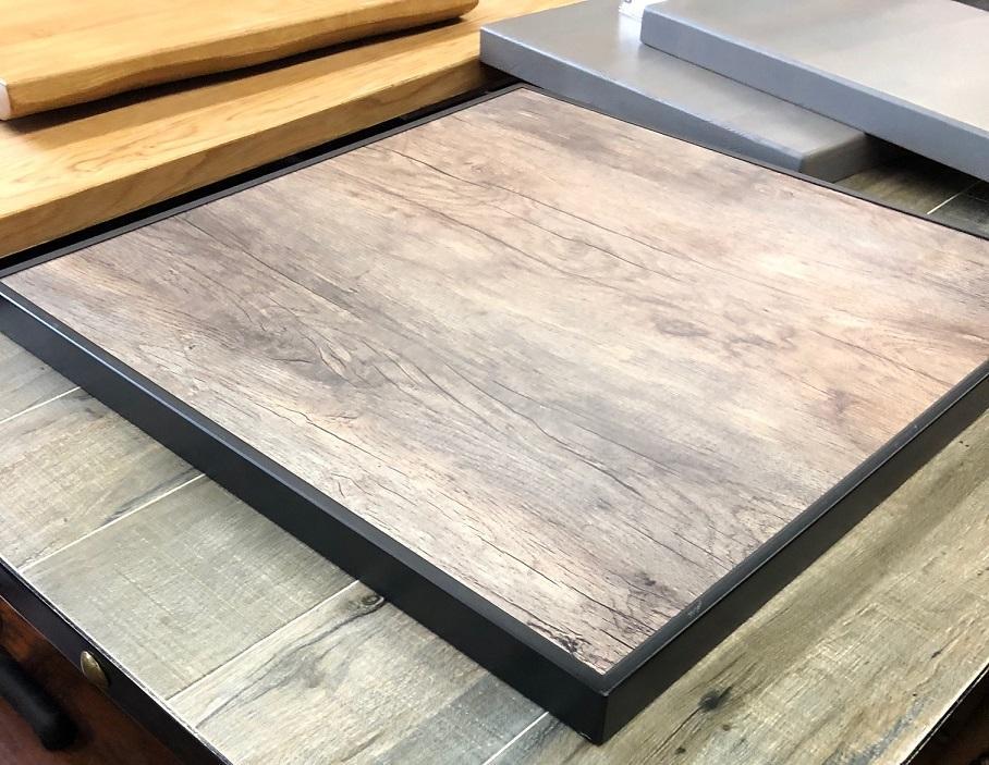 Old Style Weathered Faux Wood Table Top In-Outdoor