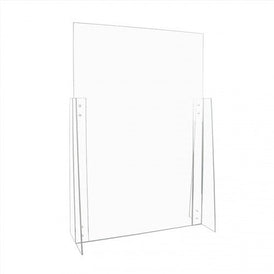 Custom Free Standing Social Distancing Floor Barrier Germ Shield