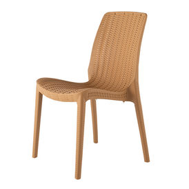 Summer Solace Polypropylene Restaurant Patio Side Chair