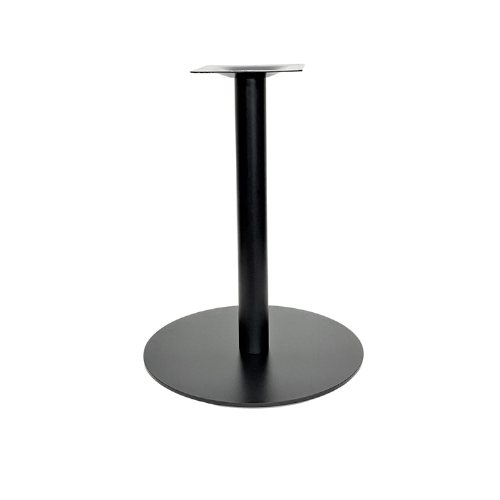 Black Modern Round Flat Table Base In-Outdoor