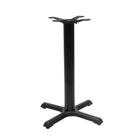 Black Outdoor Criss Cross Standard Patio Table Base