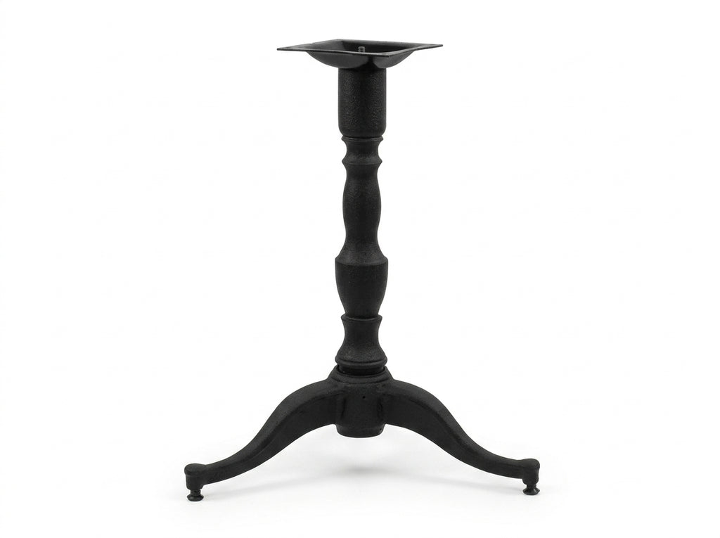 Black Antique 2 Prong T End Table Base