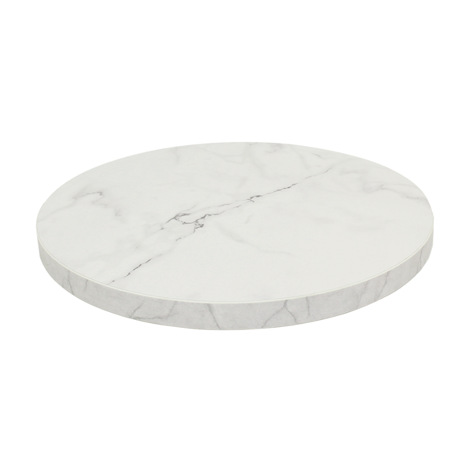 Arctic Marble Laminate Fusion Restaurant Table Top Indoor Use