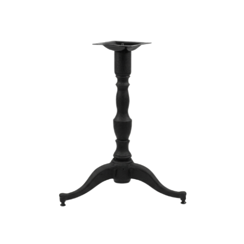 Black Antique 2 Prong T End Table Base