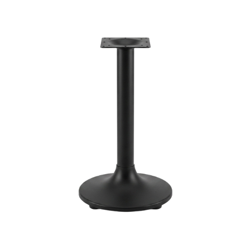 Black Retro Trumpet Restaurant Table Base