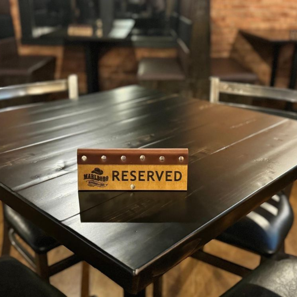 Heavy Distress Worn Out Black Pine Restaurant Table Tops