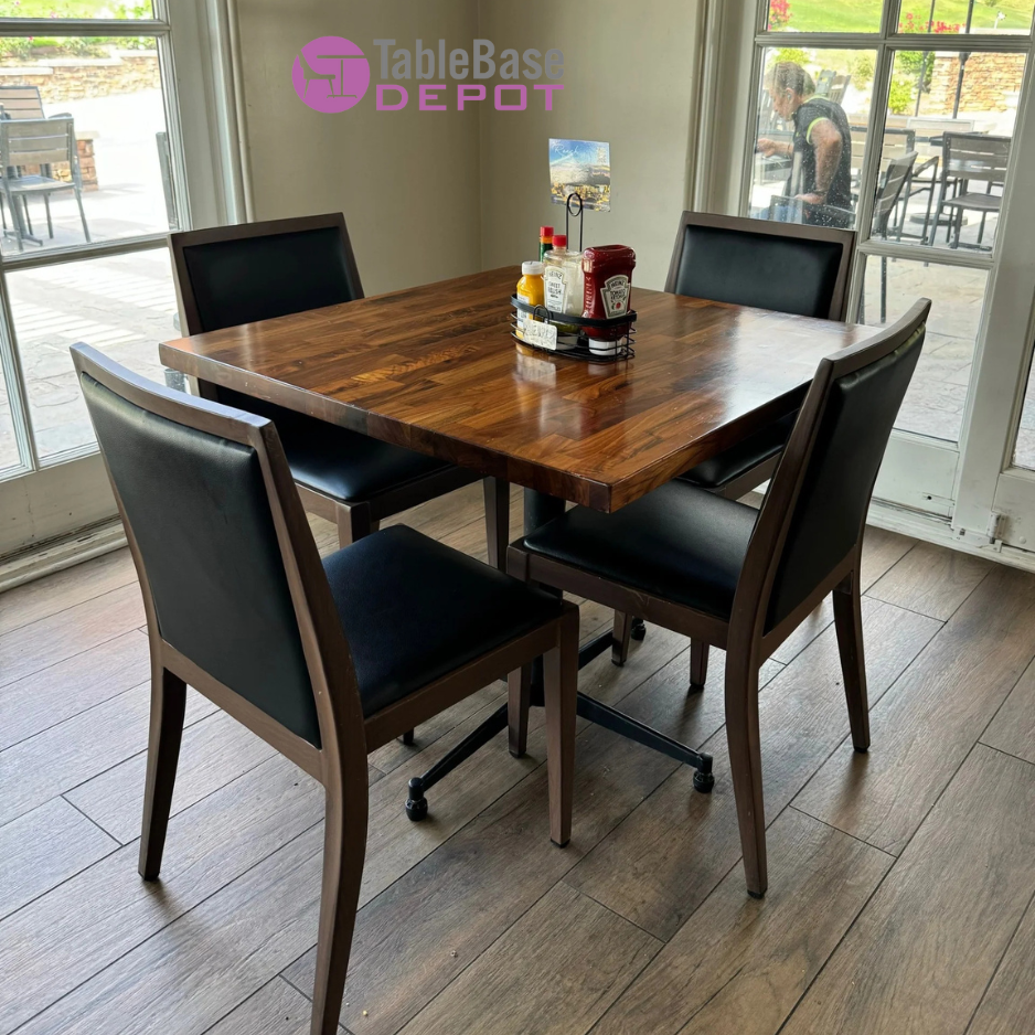 Solid Black American Walnut Table Tops