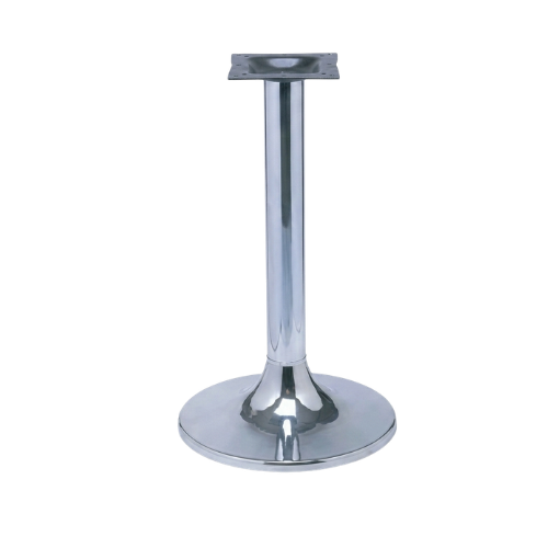 Chrome Retro Round Table Base 30