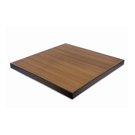 Chestnut Finish Faux Wood Restaurant Patio Table Top