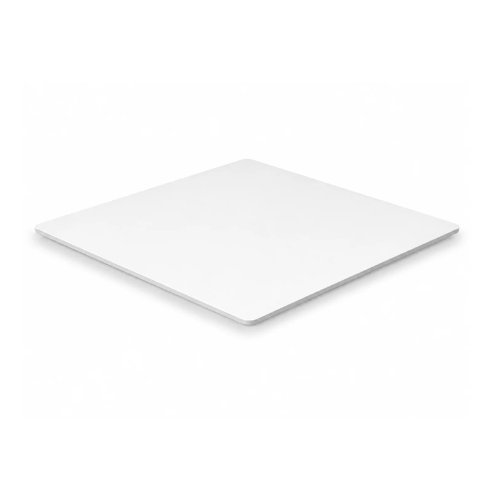 White Corian Restaurant Patio Table 3/4 Thickness Indoor-Outdoor Use