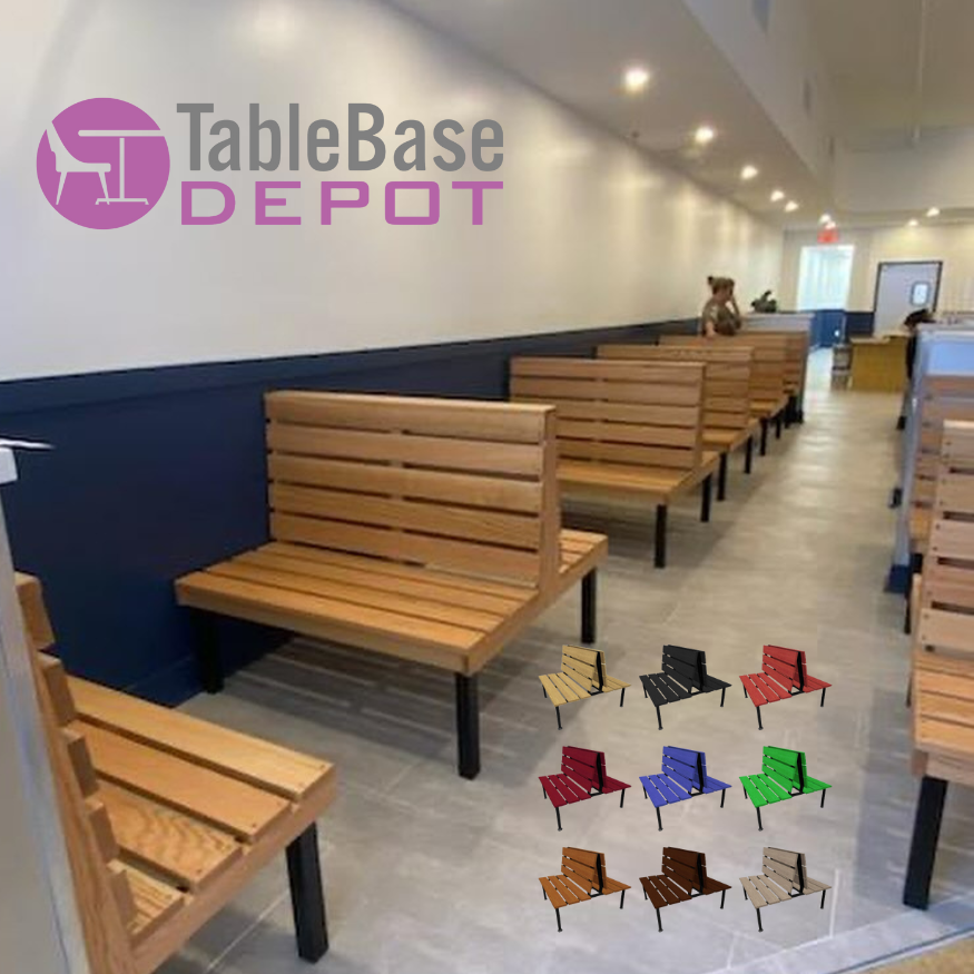 Cascade Custom Color Wood Commercial Grade Benches