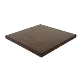 Dark Walnut Finish White Oak Restaurant Butcher Block Table Top