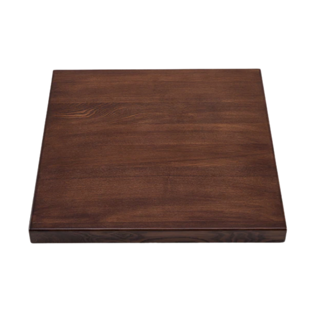 Extra Thick 2inch Solid Ash Walnut Finish Restaurant Table Tops