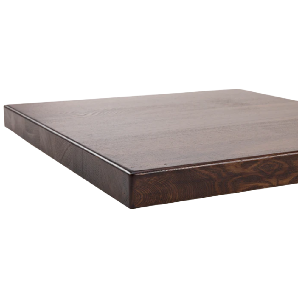 Extra Thick 2inch Solid Ash Walnut Finish Restaurant Table Tops