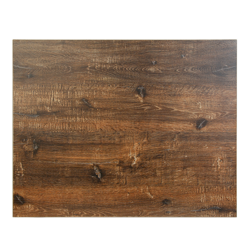 Extra Thick Barrelhouse Timber Restaurant Table Top Indoor