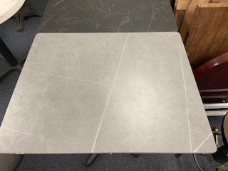Polished Concrete Finish Faux Stone Outdoor Restaurant Patio Table
