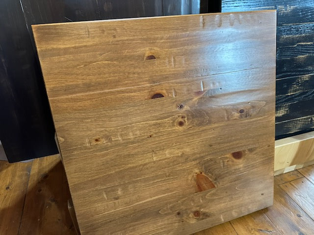 Midwest Pine Restaurant Table Tops Custom Size and Color