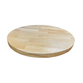 Natural Beech Wood Butcher Block Round Restaurant Table Top