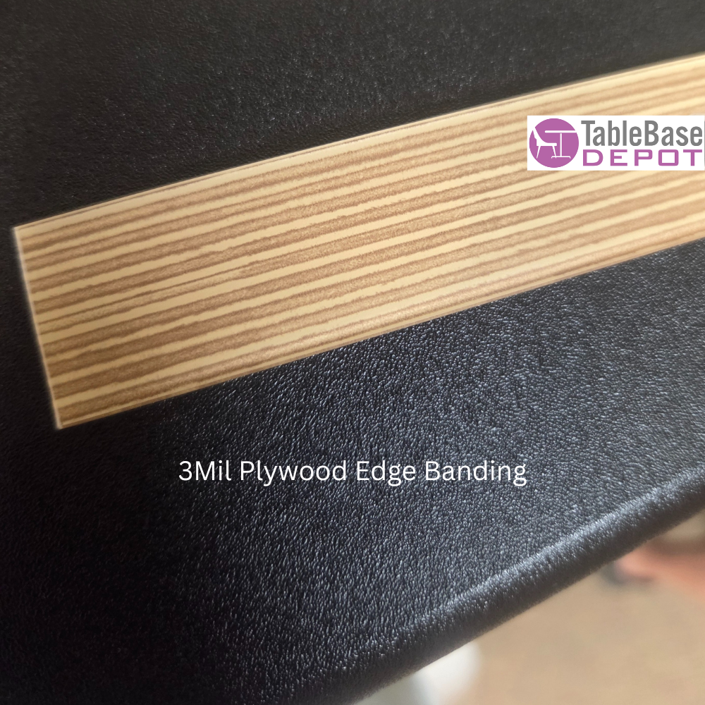Custom Plywood Edge Banding Detail Laminate Restaurant Table Tops