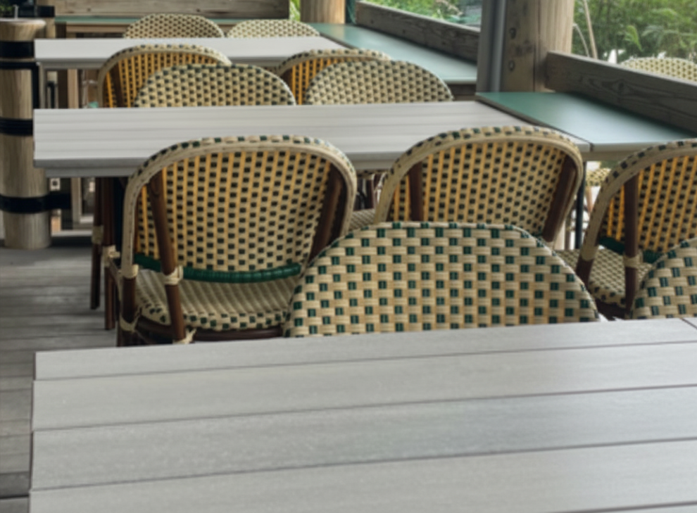 Key Largo Custom Size Outdoor Marine Grade Polymer Patio Table 23 Colors