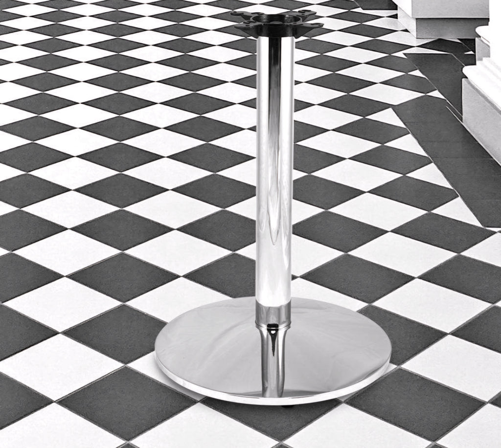 Classic Chrome Bar Height Table Base 2241