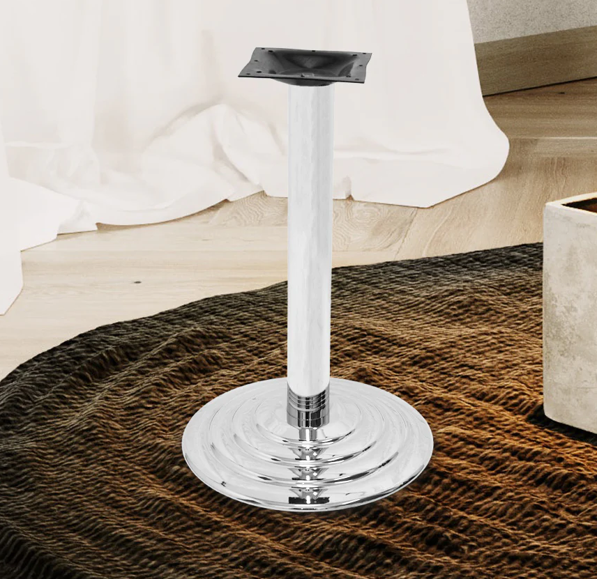 Chrome Saturn Table Base 24