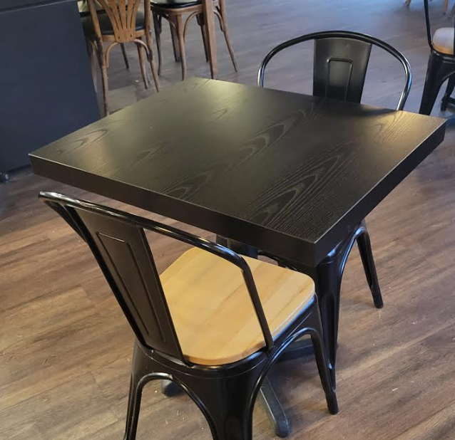 B-Quick Ship Indoor Laminate Table Tops Espresso Walnut Black Oak