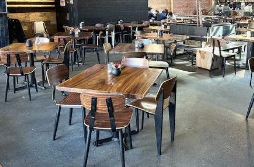 Brazilian Live Edge Walnut Restaurant Table Tops 2inch