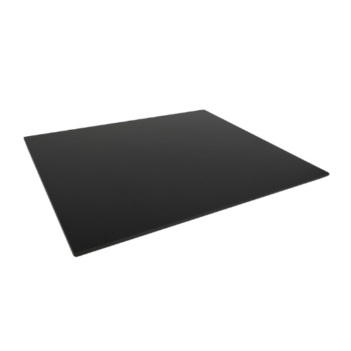 Jet Black Finish Faux Stone In-Outdoor Restaurant Table