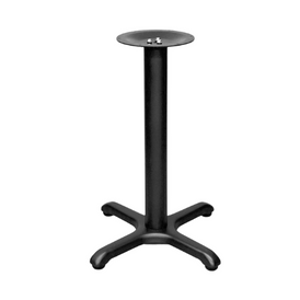 SteelCore Black Criss Cross Restaurant Table Base Indoor Outdoor
