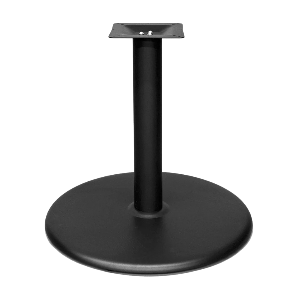 SteelCore Black Round Restaurant Table Base