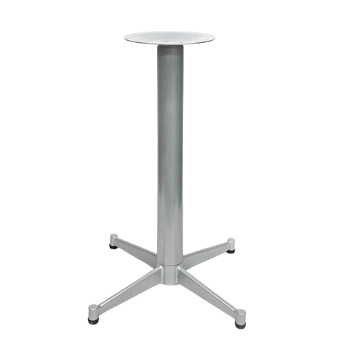 Steel Silver Outdoor Criss Cross Classic Table Base