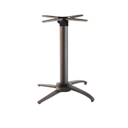 Black NoRock Terrace Table Base Classic Cross Style Base 27