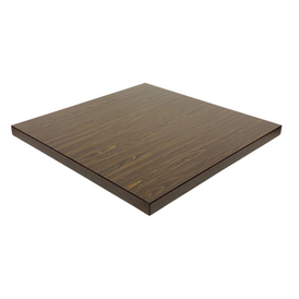 Walnut Wood Grain Laminate Restaurant Table Top Indoor Use