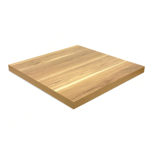 White Oak Wood Grain Laminate Restaurant Table Top Indoor Use