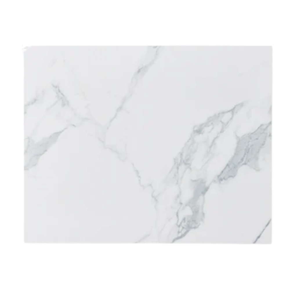 White Sienna Stone Melamine Restaurant Table Tops