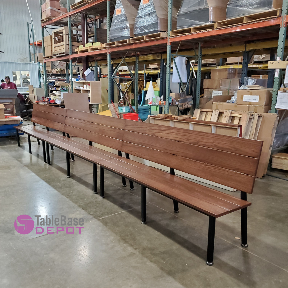 Cascade Custom Color Wood Commercial Grade Benches