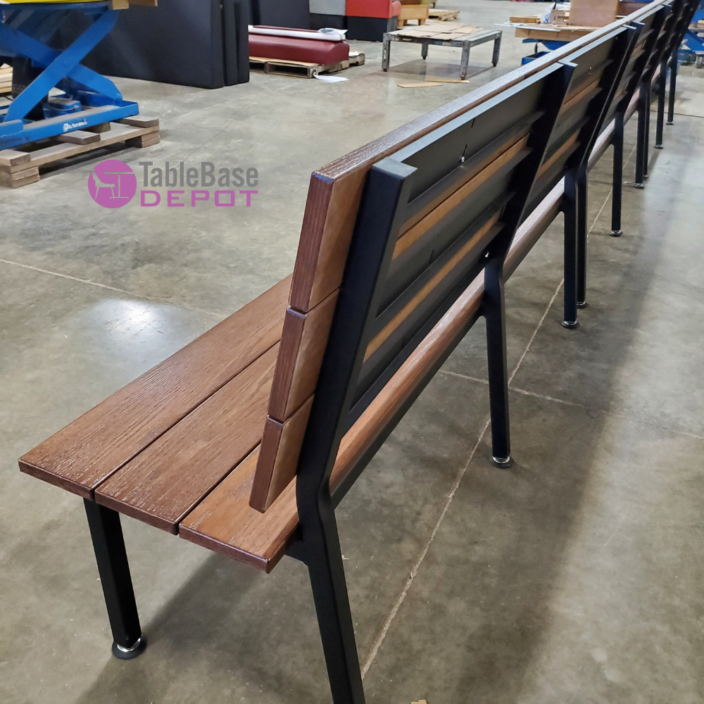 Cascade Custom Color Wood Commercial Grade Benches