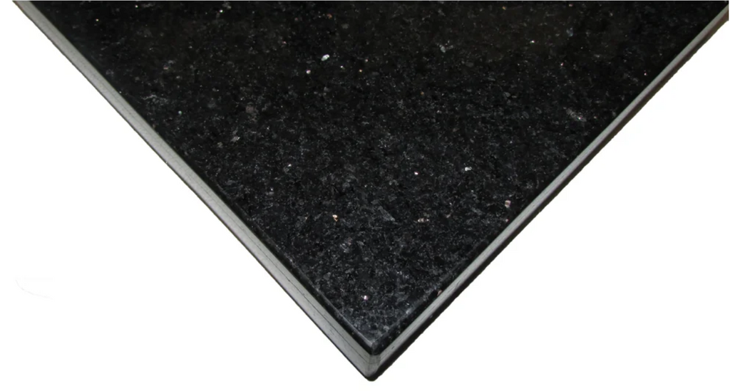 Black Diamond Granite Table Top Bullnose Edge In-Outdoor